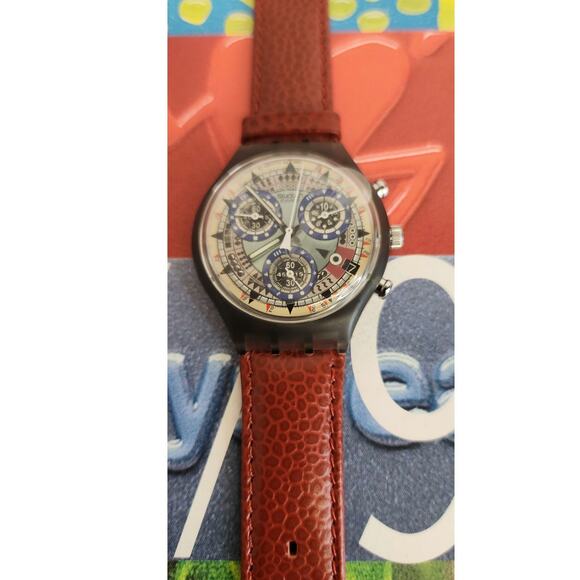 Swatch watch ATZ ECO SCM401 1994 Chrono New old stock - Picture 3 of 7